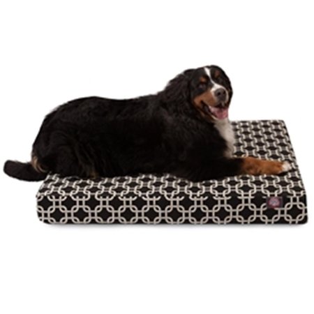 MAJESTIC PET Black Links Large Orthopedic Memory Foam Rectangle Dog Bed 78899551633